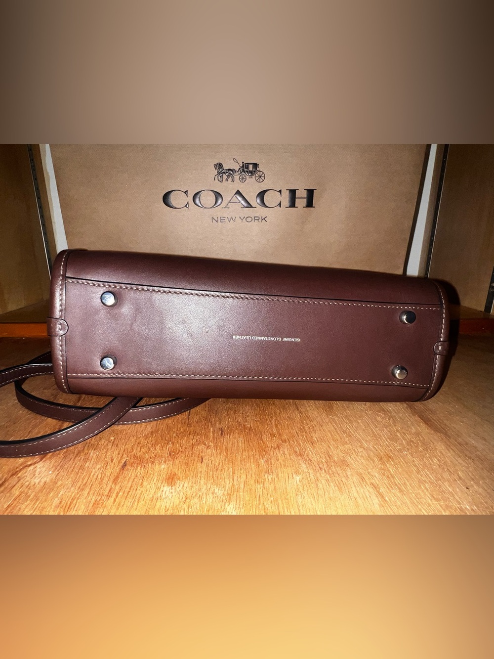 Coach Zip Swing bag Maple - Picture 8 of 10